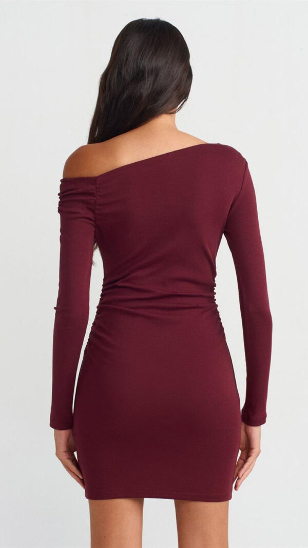 BURGUNDY DRESS - Image 3