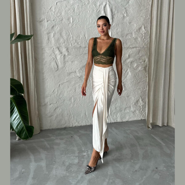 LONG LAYERED SKIRT