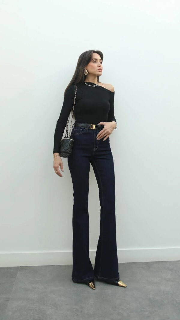 NAVY BLUE DENIM JEANS - Image 2