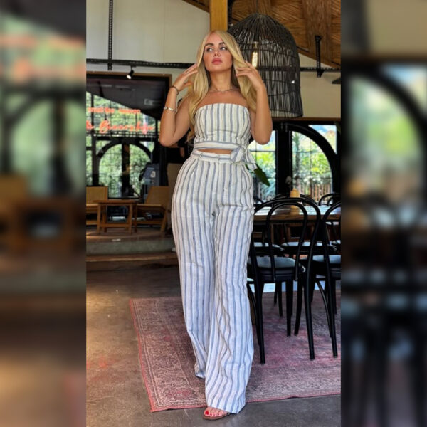 BLUE STRIPED SET