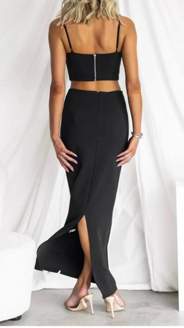 BLACK SKIRT SET - Image 3