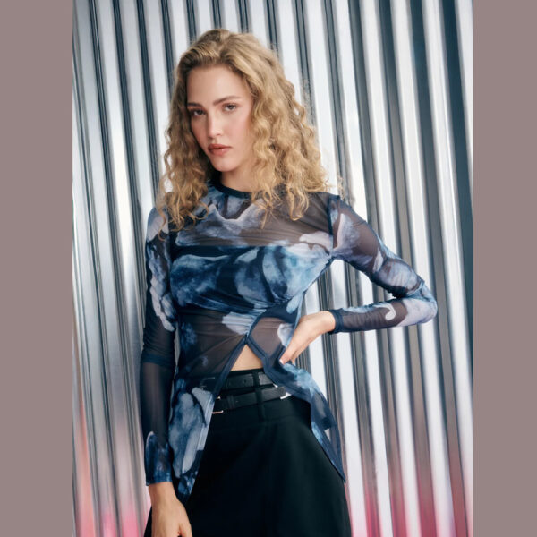 ASYMMETRICAL BLOUSE